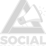 Logo Social warning white
